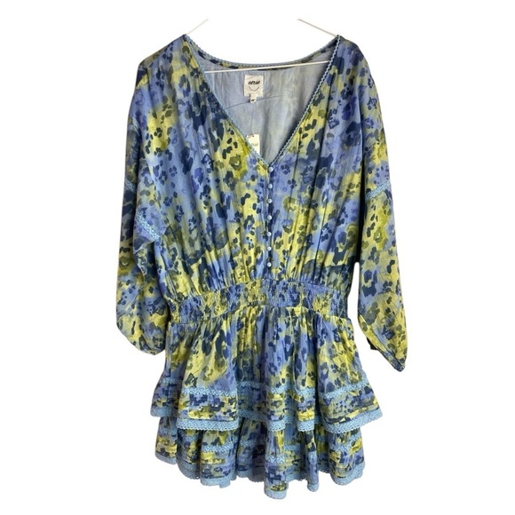 aerie Dresses & Skirts - Aerie Rock & Ruffle Mini Dress